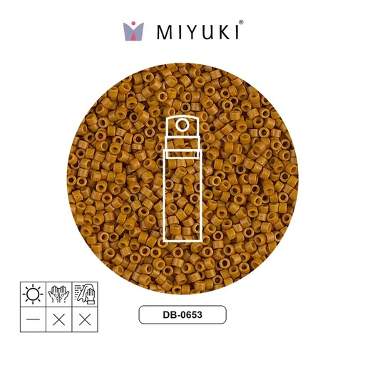 [27896] Miyuki delica 11/0 DB0653 opaque pumpkin x 10g