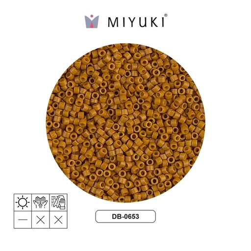 [27289] Miyuki delica 11/0 DB0653 opaco pumpkin x 50g