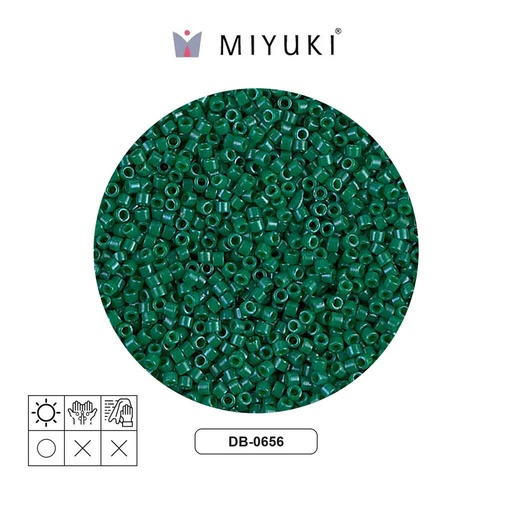 [00087] Miyuki delica 11/0 DB0656 opaco jade verde x 50g