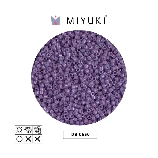 [07129] Miyuki delica 11/0 DB0660 opaco lila x 50gr