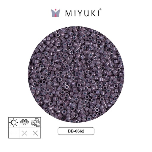[27294] Miyuki delica 11/0 DB0662 opaco mulberry x 50g
