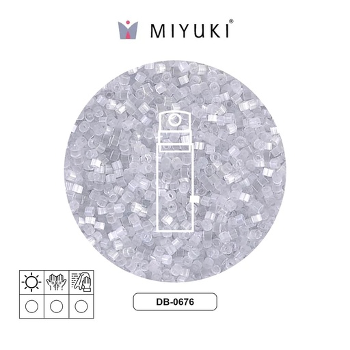 [23884] Miyuki delica 11/0 DB0676 grey silk satin x 10g