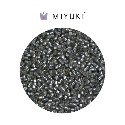 [00139] Miyuki delica 11/0 DB0697 mate plateado lyned x 50g