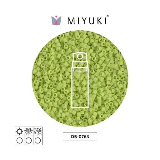 [01512] Miyuki delica 11/0 DB0763 chartreuse op matt x 10g