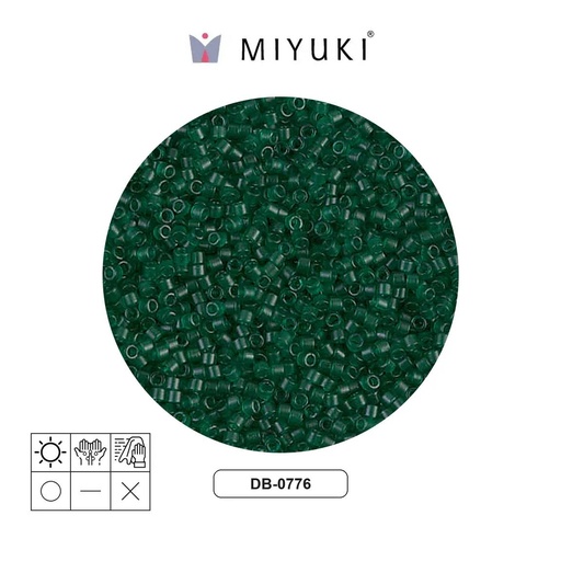 [15011] Miyuki delica 11/0 DB0776 mate transp kelly x 50g