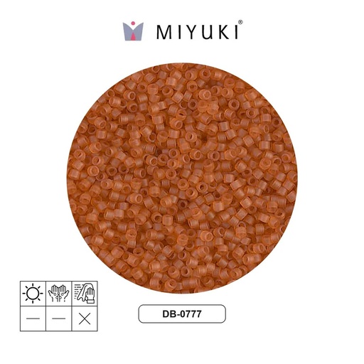 [28210] Miyuki delica 11/0 DB0777 mate transparente amarillo x 50g