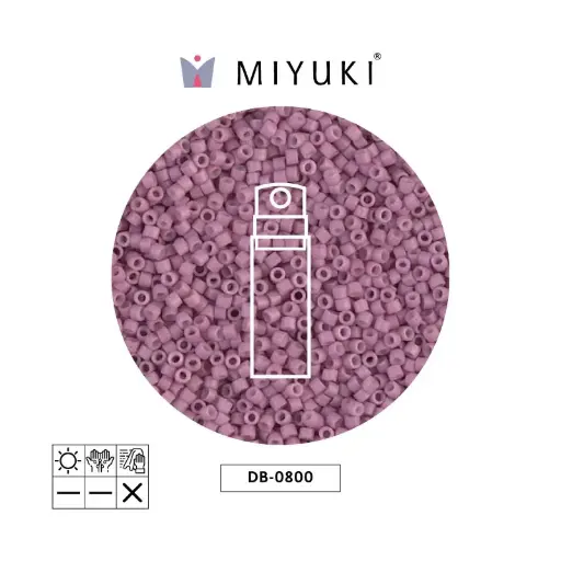 [21683] Miyuki delica 11/0 DB0800 frosted opaque antique rose x 10g