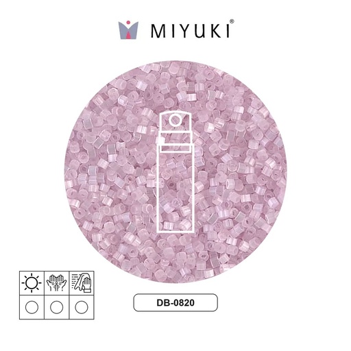 [21442] Miyuki delica 11/0 DB0820 lt pink silk satin x 10g