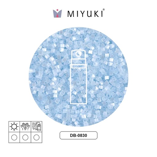 [04215] Miyuki delica 11/0 DB0830 azul sedoso satinado x 10g