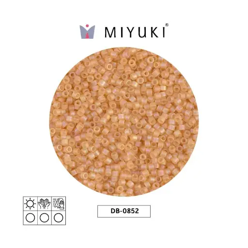 [27077] Miyuki delica 11/0 DB0852 matte cantaloupe AB x 50g