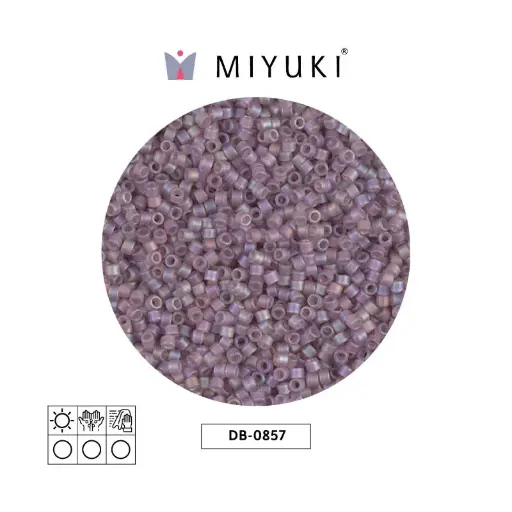 [28286] Miyuki delica 11/0 DB0857 matt claro amethys AB x 50g