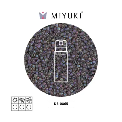 [22278] Miyuki delica 11/0 DB0865 matte brown AB x 10g