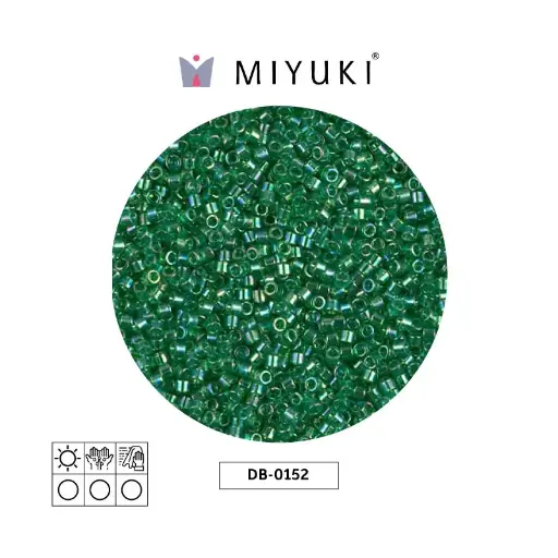 [16755] Miyuki delica 11/0 DB0878 mat op turquois AB x 50g