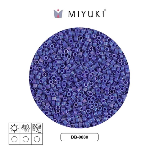 [25584] Miyuki delica 11/0 DB0880 matte opaque cobalt ABx 50g