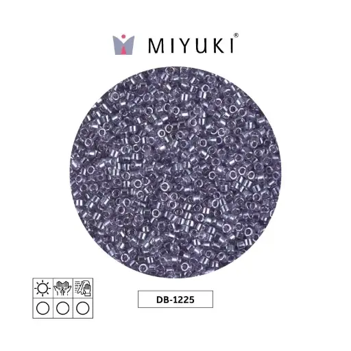[27063] Miyuki delica 11/0 DB1225 transparent light amethyst luster x 50g