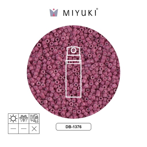 [18305] Miyuki delica 11/0 DB1376 opaco antique rosa x 10g