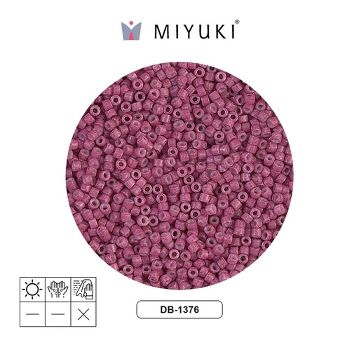 [28884] Miyuki delica 11/0 DB1376 opaco antique rosa x 50g
