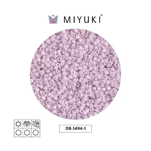 [21422] Miyuki delica 11/0 DB1494-1 opaco pálido rosa x 50g