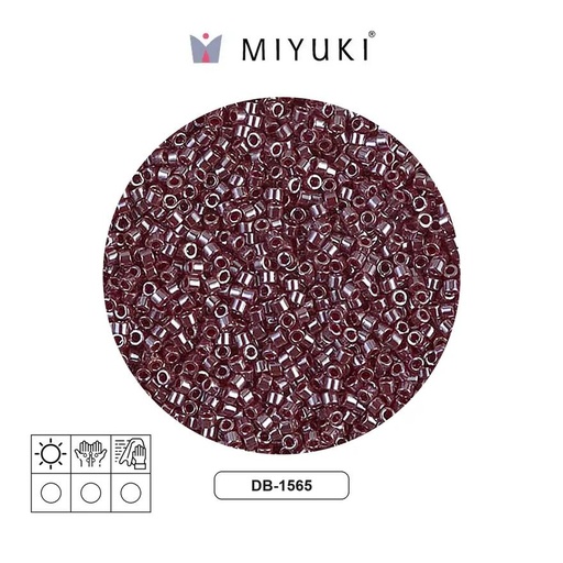 [22562] Miyuki delica 11/0 DB1565 opaco currant lusterr x 50g