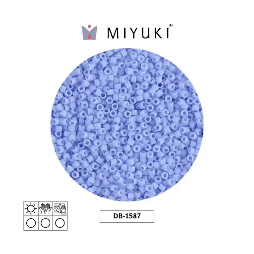 [04084] Miyuki delica 11/0 DB1587 opaque matte agate blue x 50g
