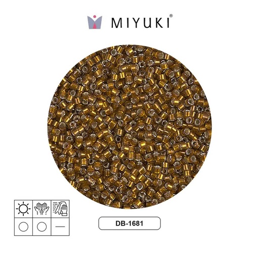 [05322] Miyuki delica 11/0 DB1681 glazed dk saffron x 50gr