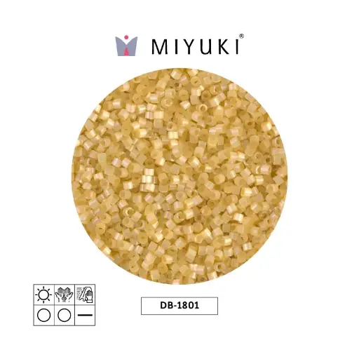 [23235] Miyuki delica 11/0 DB1801 lt apricot satin x 50g