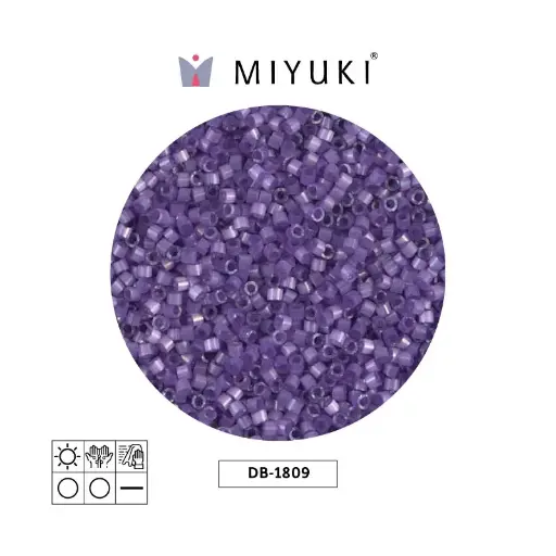 [32309] Miyuki delica 11/0 DB1809 lila satinado x 50g