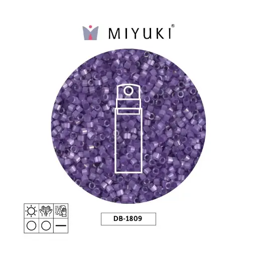 [02332] Miyuki delica 11/0 DB1809 lila satinado x 10g