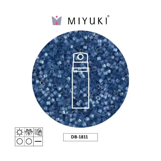 [26163] Miyuki delica 11/0 DB1811 dusk blue satin x 10g