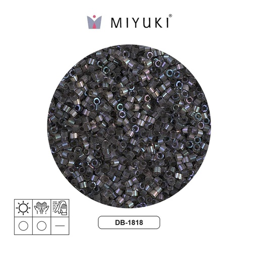 [05321] Miyuki delica 11/0 DB1818 dark grey satin x 50g