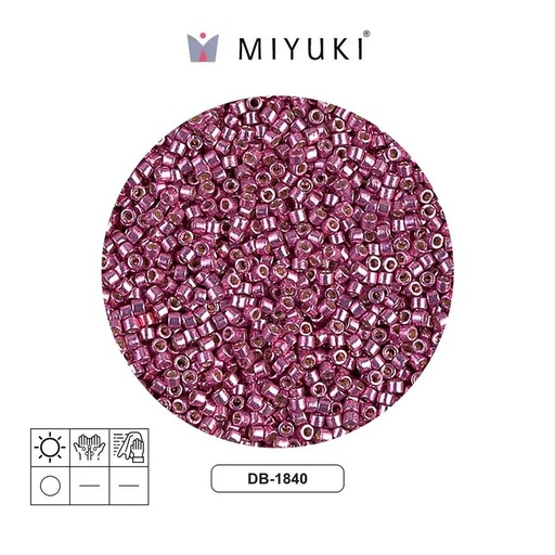 [29479] Miyuki delica 11/0 DB1840 galvanized hot pink x 50g