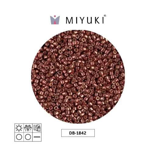 [04276] Miyuki delica 11/0 DB1842 galvanized copper x 50gr