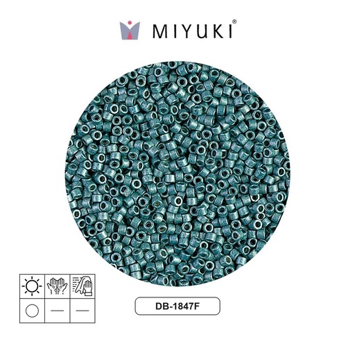 [15384] Miyuki delica 11/0 DB0723 opaco oscuro rojo x 500g