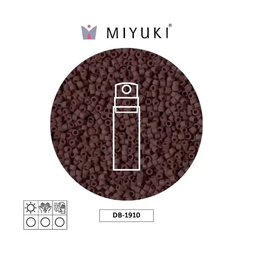 [17926] Miyuki delica 11/0 DB1910 opaco espresso x 10g