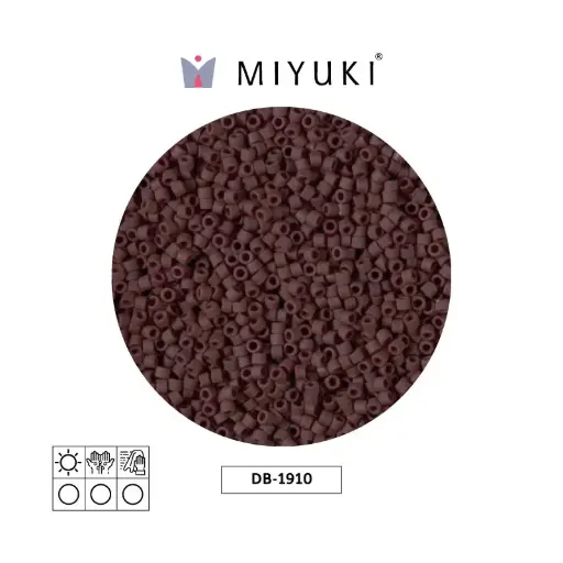 [03446] Miyuki delica 11/0 DB1910 opaco espresso x 50g