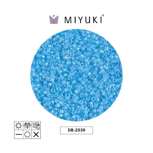 [32208] Miyuki delica 11/0 DB2039 neon ocean azul x 50g