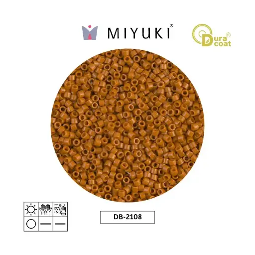 [26252] Miyuki delica 11/0 DB2108 opaco kiwi Duracoat x 50gr