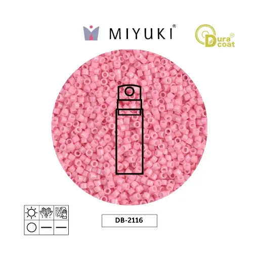 [00962] Miyuki delica 11/0 DB2116 opaco claro carnation x 10gr