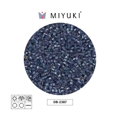 [13679] Miyuki delica 11/0 DB2387 color lined tidal x 50g
