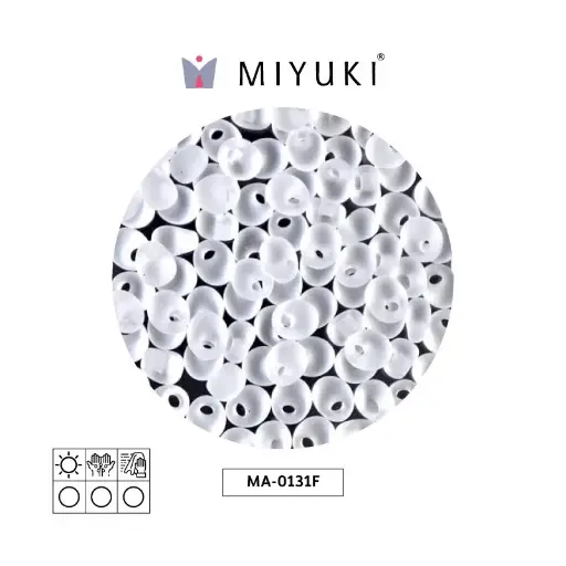 [22541] Miyuki magatama 4mm MA0131F mate cristal x 250g