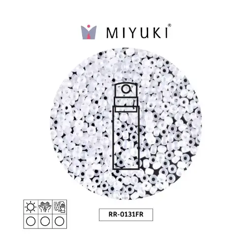 [31553] Mostacilla Miyuki rocalla 11/0 RR0131FR matte crystal AB x 10g