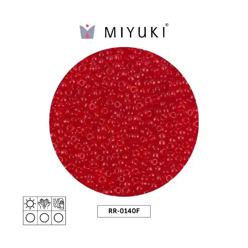 [12807] Mostacilla Miyuki rocalla 11/0 RR0140F transparente salmon alabaster mate x 250g