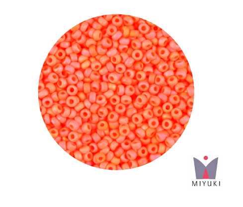 [05089] Mostacilla Miyuki rocalla 11/0 RR0406FR mate opaco naranja AB x 250g