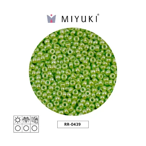 [05633] Mostacilla Miyuki rocalla 11/0 RR0439 opaque sage luster x 250g