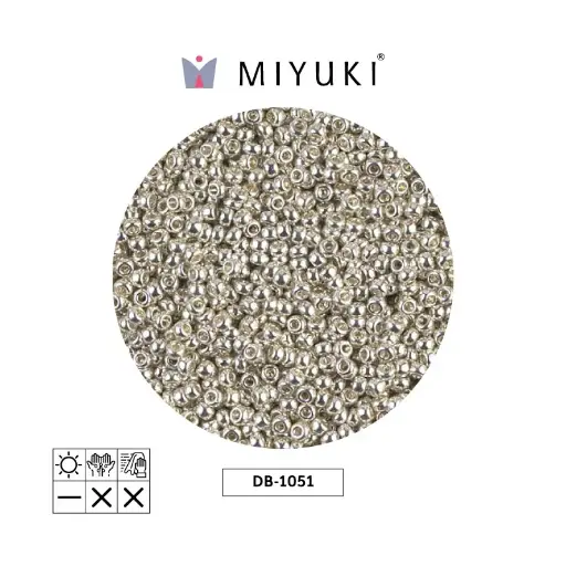[05450] Mostacilla Miyuki rocalla 11/0 RR1051 galvanized silver x 250g