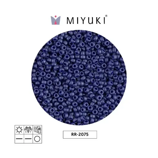 [14729] Mostacilla Miyuki rocalla 11/0 RR2075 matte cobalt x 250g