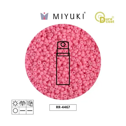 [32098] Mostacilla Miyuki rocalla 11/0 RR4467 opaque carnation duracoat x 10g