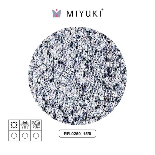 [17389] Mostacilla Miyuki rocalla 15/0 RR0250 crystal AB x 250g