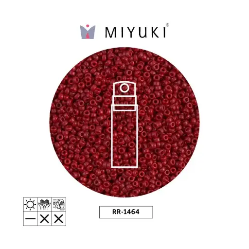 [32119] Mostacilla Miyuki rocalla 15/0 RR1464 opaque maroon x 10g