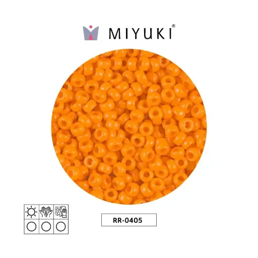 [05511] Mostacilla Miyuki rocalla 6/0 RR0405 opaque medium orange x 250g